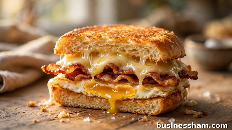 Breakfast on a Bun (Bacon)