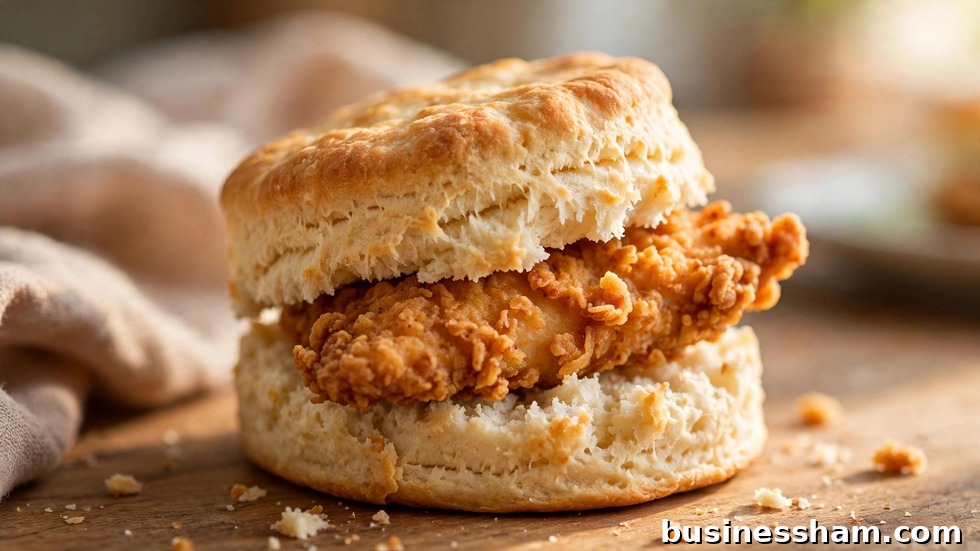 Crispy Chicken Biscuit
