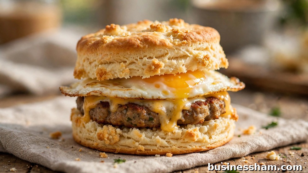Sausage, Egg & Cheese Biscuit