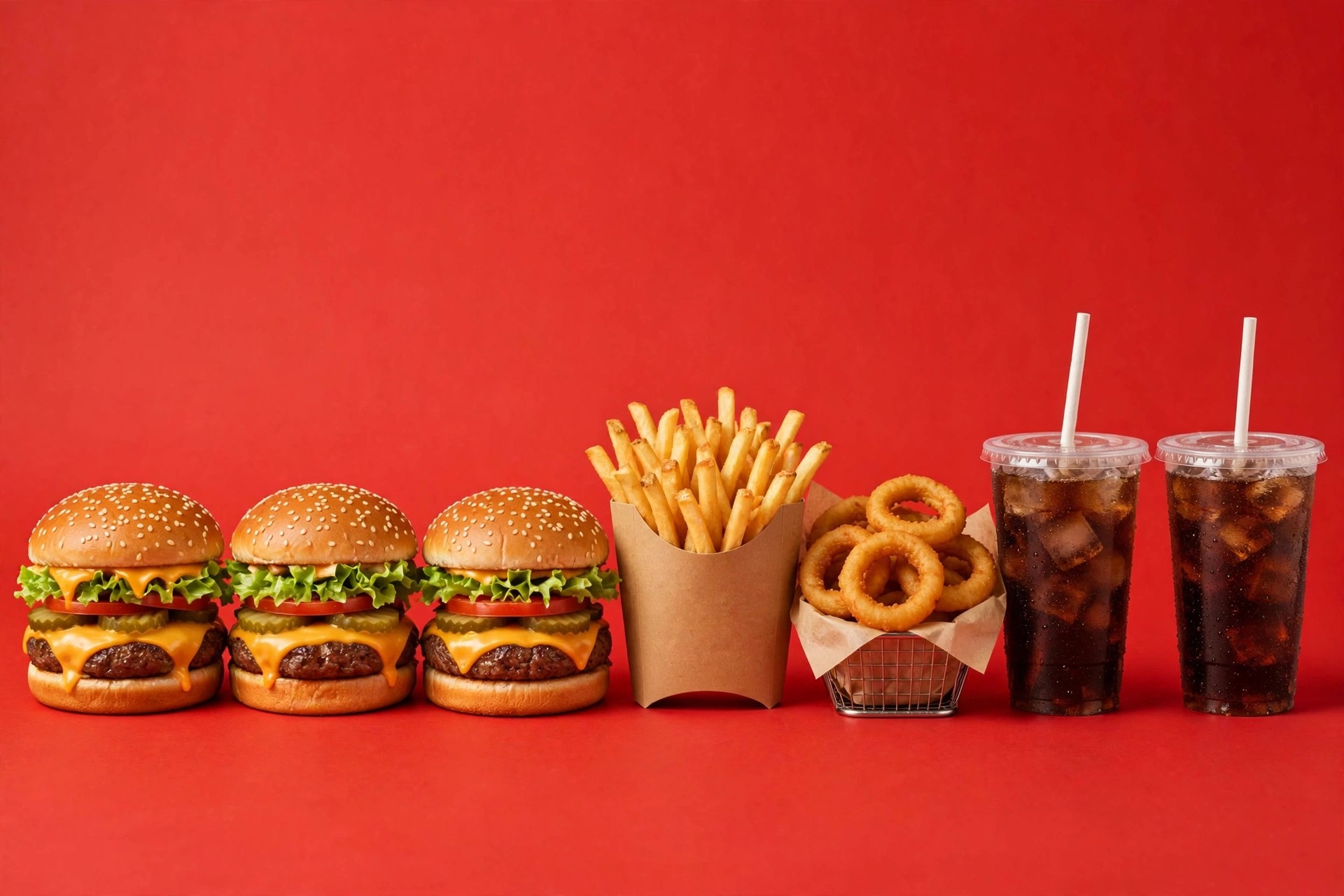 Whataburger menu burgers, fries, onion rings and drinks