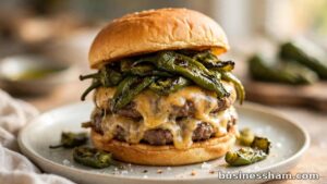 Whataburger Green Chile Double Burger Menu Details